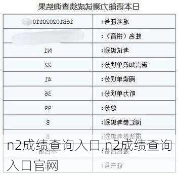 n2成绩查询入口,n2成绩查询入口官网