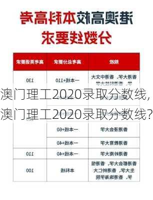 澳门理工2020录取分数线,澳门理工2020录取分数线?