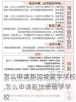 怎么申请新加坡留学学校,怎么申请新加坡留学学校