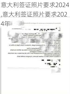 意大利签证照片要求2024,意大利签证照片要求2024年