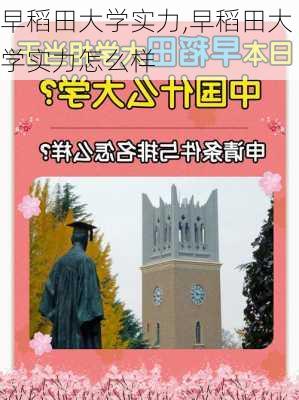 早稻田大学实力,早稻田大学实力怎么样