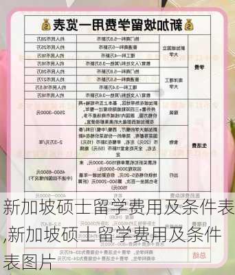 新加坡硕士留学费用及条件表,新加坡硕士留学费用及条件表图片