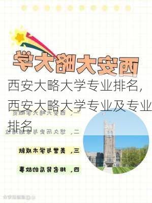 西安大略大学专业排名,西安大略大学专业及专业排名