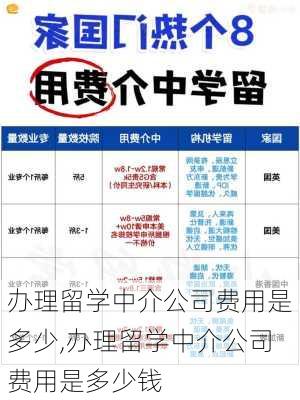 办理留学中介公司费用是多少,办理留学中介公司费用是多少钱