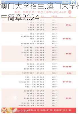 澳门大学招生,澳门大学招生简章2024