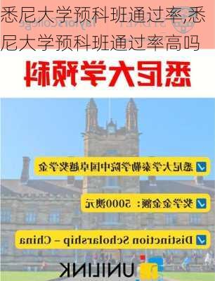 悉尼大学预科班通过率,悉尼大学预科班通过率高吗