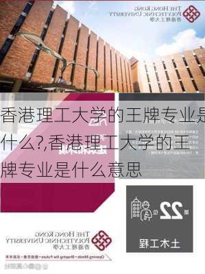 香港理工大学的王牌专业是什么?,香港理工大学的王牌专业是什么意思