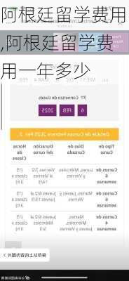 阿根廷留学费用,阿根廷留学费用一年多少