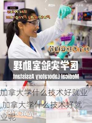 加拿大学什么技术好就业,加拿大学什么技术好就业呢