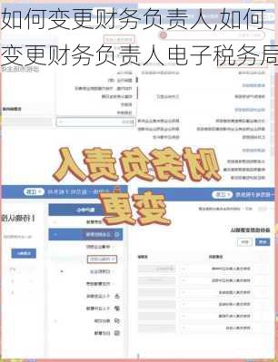 如何变更财务负责人,如何变更财务负责人电子税务局