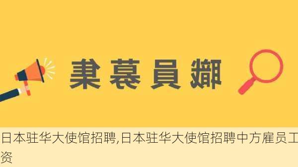 日本驻华大使馆招聘,日本驻华大使馆招聘中方雇员工资