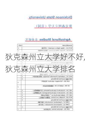 狄克森州立大学好不好,狄克森州立大学排名