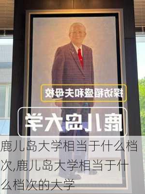 鹿儿岛大学相当于什么档次,鹿儿岛大学相当于什么档次的大学