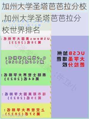 加州大学圣塔芭芭拉分校,加州大学圣塔芭芭拉分校世界排名